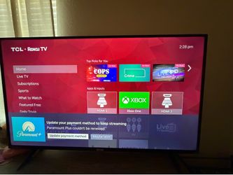 55” TV TCL