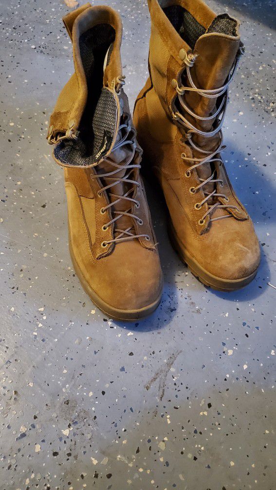 McRae Coyote Brown Military Boots 11.5 Soft Toe Brand New