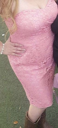 David’s bridal bridesmaid dress