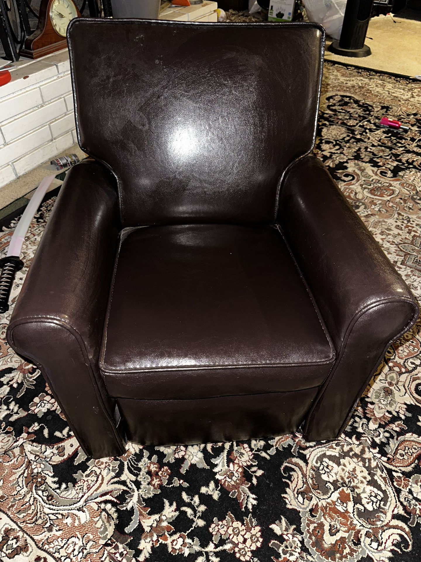 Kids Leather Recliner