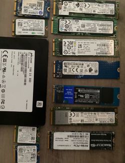NVMe - SSD - All wiped and Verified