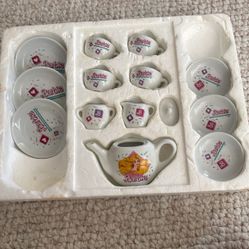 Kids Ceramic Barbie Tea Set 