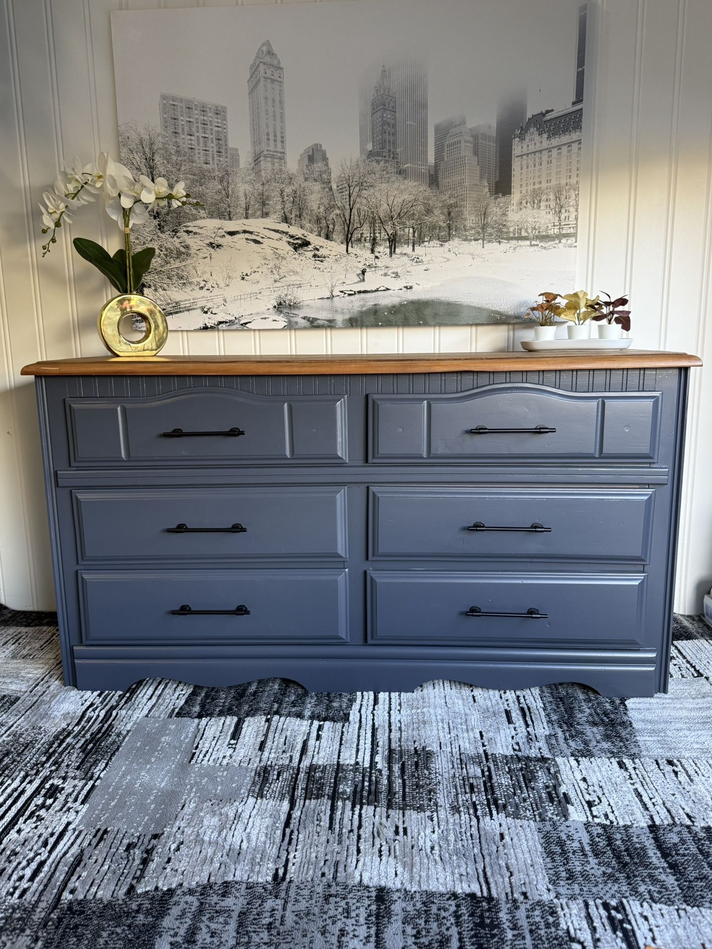 Beautifully Refinished Dresser & Nightstand Set