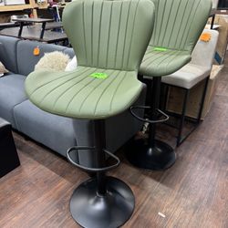 Adjustable Bar Stools New Fully Assembled Green $79.99 Each