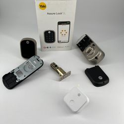 Yale Keypad Smart Deadbolt Lock YRD256-NR-619 Keyless Black/Silver Nickel