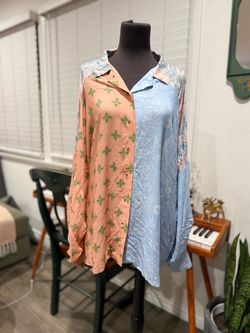 Esteban Cortázar Button-Down Long Sleeved Shirt Women’s Size M