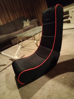 Low Priced Foldable Gaming Chair with Onboard Speakers Opened