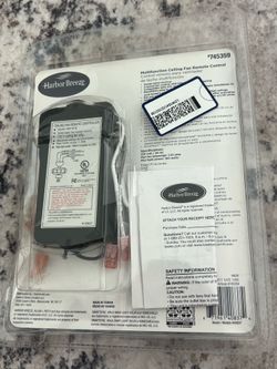 NEW Harbor Breeze Ceiling Fan Remote Control 0745359 3-Speed Universal SmartSync