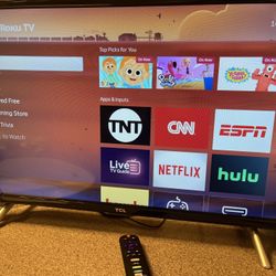 32 Inch TCL Roku smart TV