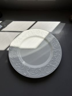 Lenox White (2) 11-inch Dinner Plates