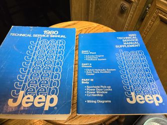 1980 Jeep Manuals 
