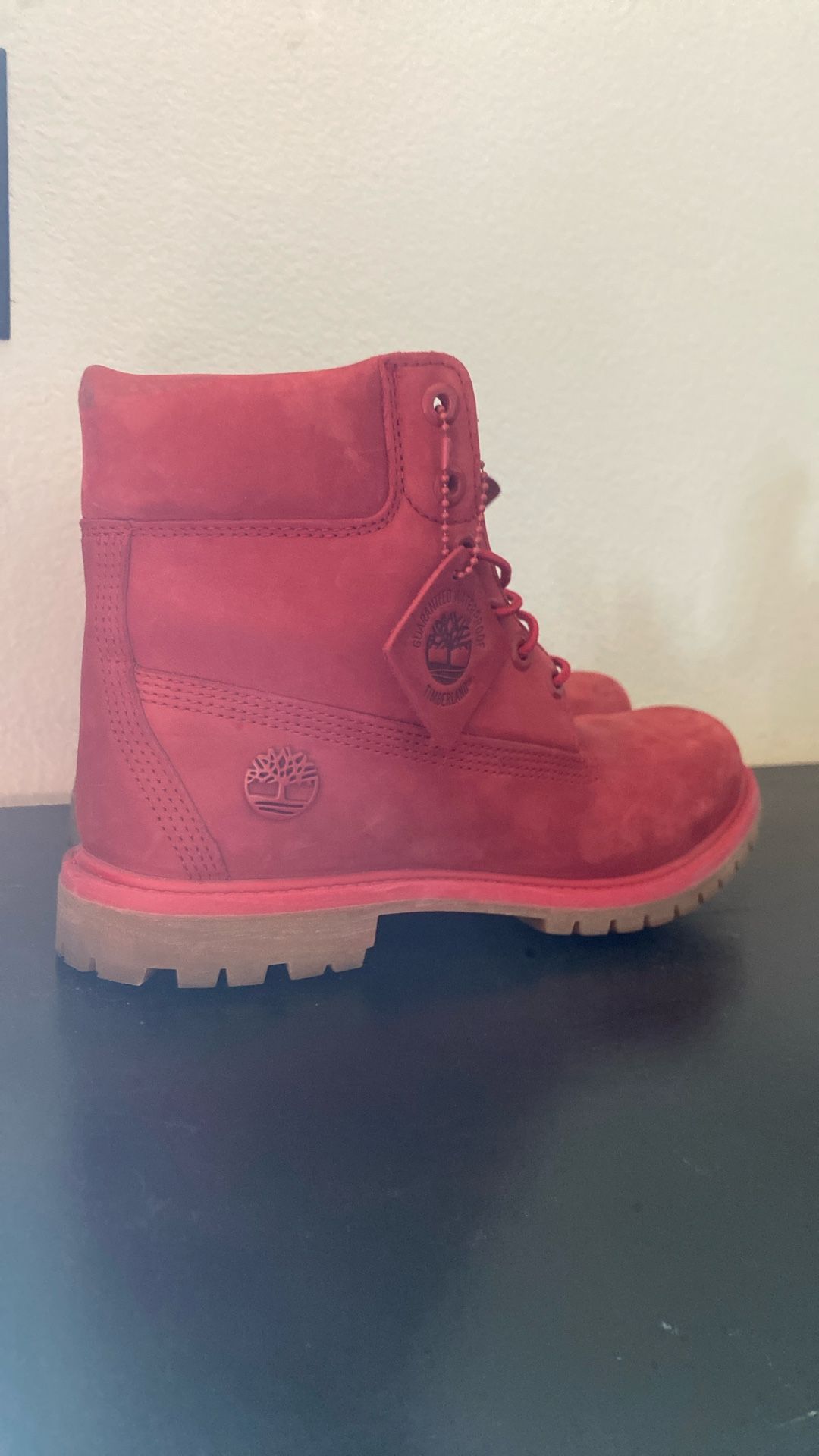 Waterproof Burgundy Timberland Boots Size 9
