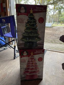 Mini Porcelain Christmas Trees