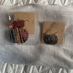 Earrings $5 For Both, Or $3 Each 