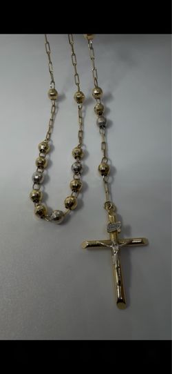 14k gold rosary
