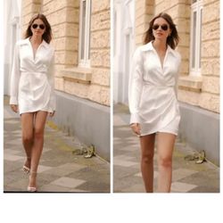 Short Satin Dress size Small