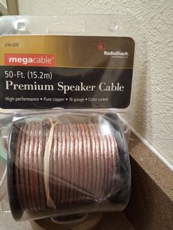 50ft premium copperspeaker cable