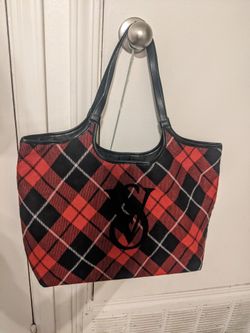 Victoria's Secret Plaid Shoulder 