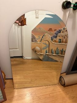 Arch Top Frameless Wall Mirror