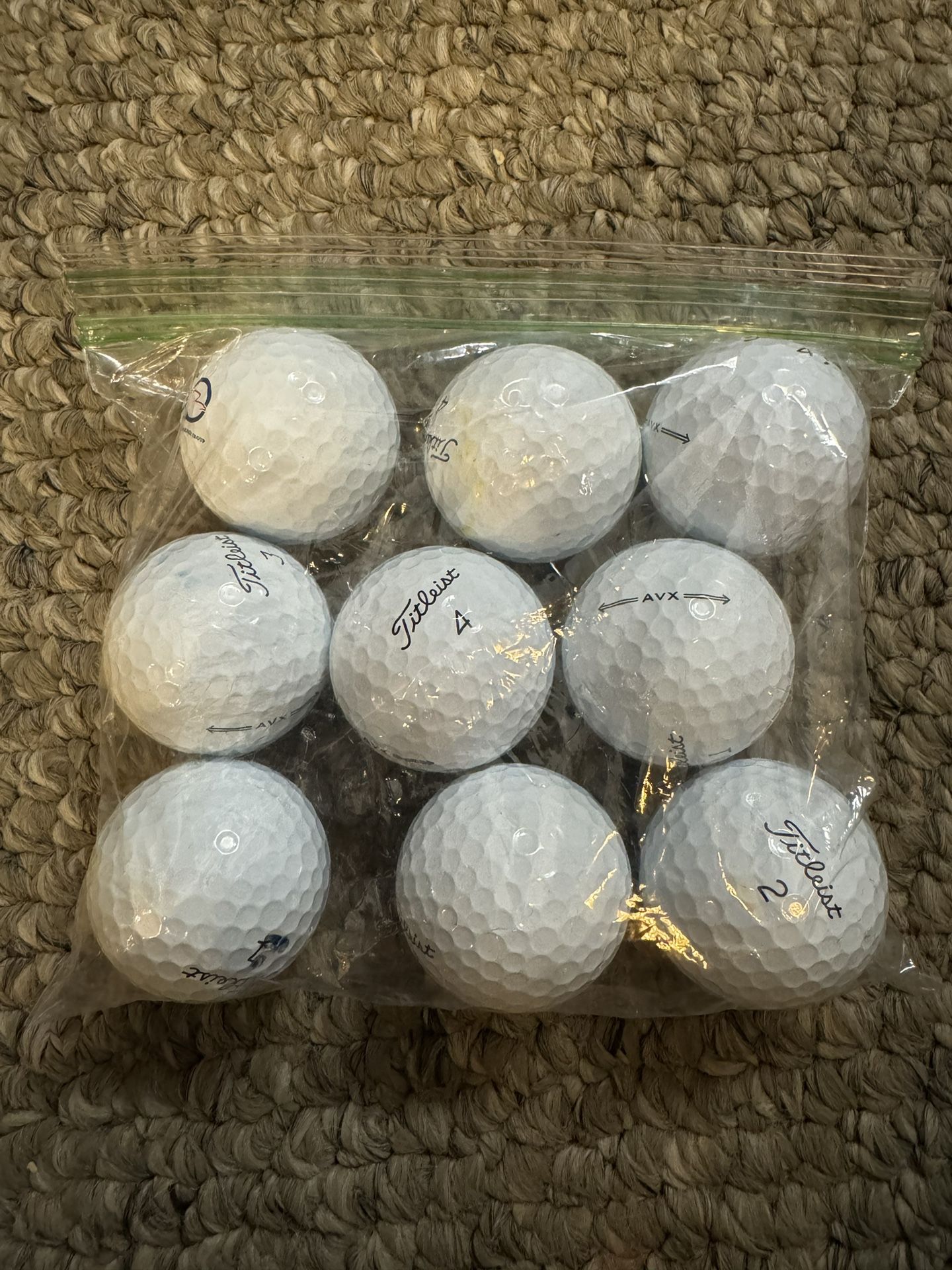 Used Titleist AVX Golf Balls