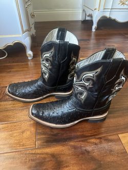 Ostrich Boots Size 12