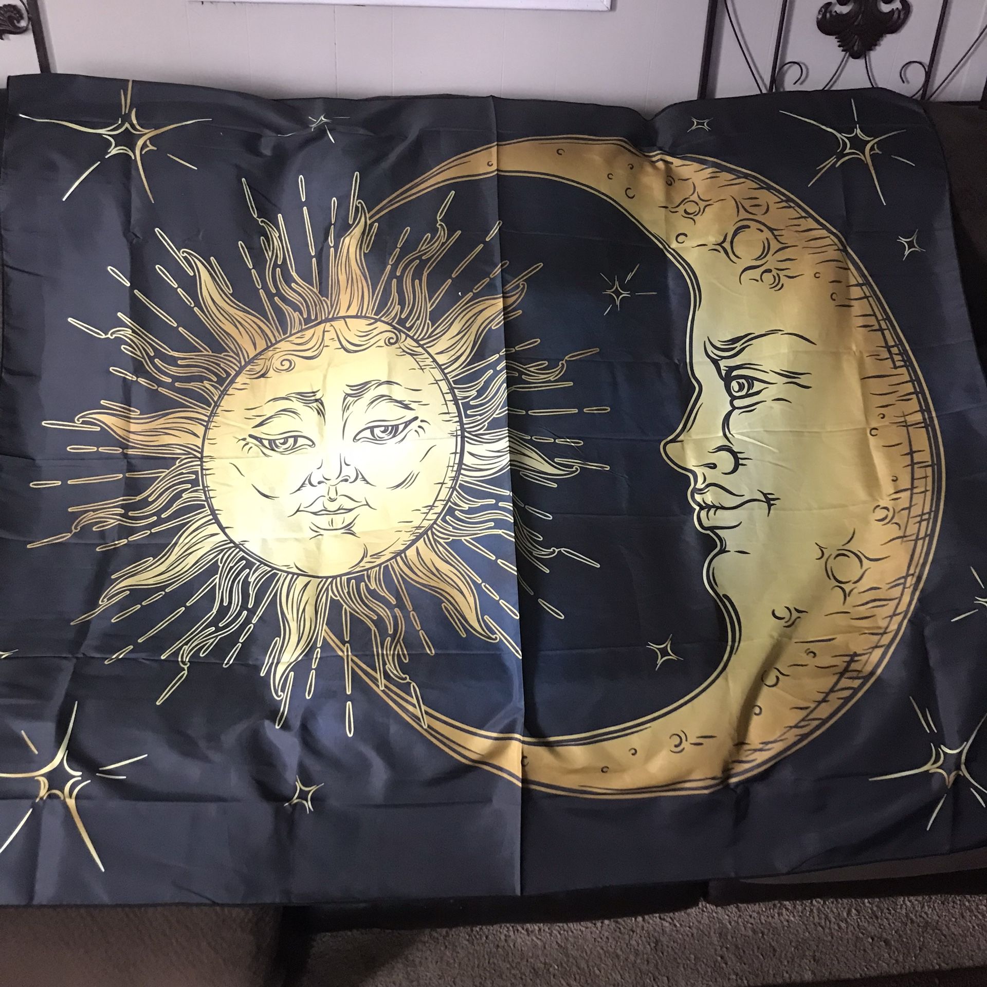 Sun Moon Wall Tapestry New