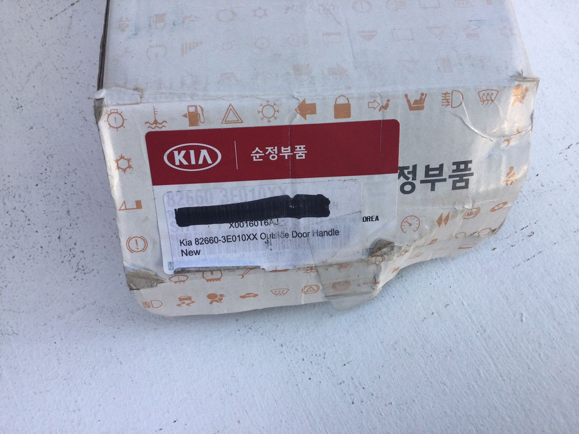 Original Kia 82660-3E010XX Outside Door Handle Right for 03-09 Kia Sorento LX EX