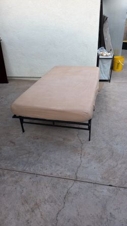 Twin bed and frame
