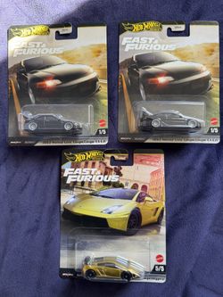 Hot Wheels Premium Fast & Furious Lot Of 3 2x 1993 Honda Civic Coupe EXEJ1 and 1x Lamborghini