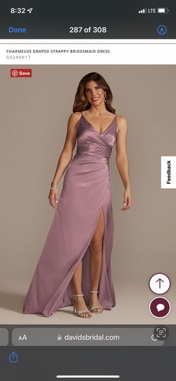 David’s Bridal Bridesmaid Dress