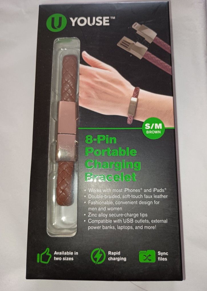 iPhone. *U* YOUSE. 8 Pin Portable Charging... New. Sealed. Electronic .