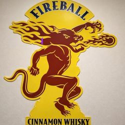 Fireball Whiskey Wall Sign