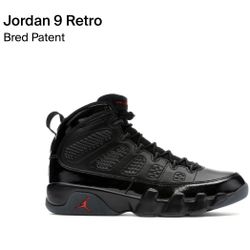 Jordan 9 Bred Patent Leather