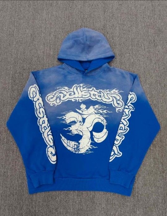 Hellstar Hoodie Blue