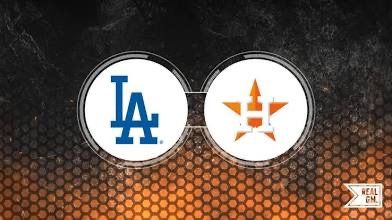 Houston Astros Vs Los Angeles Dodgers @ Dodger Stadium