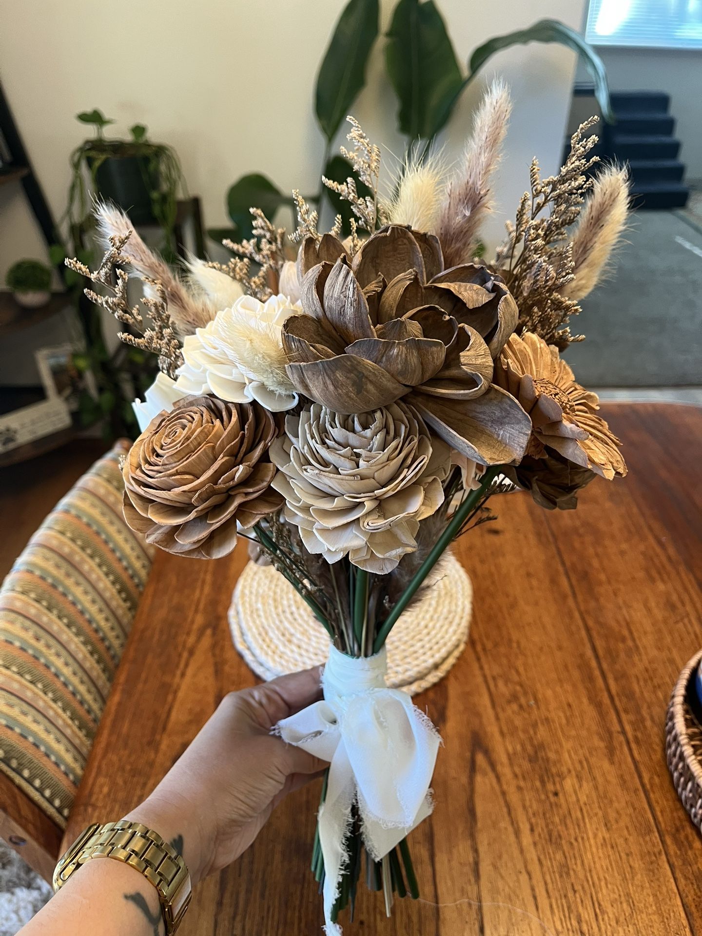 Set Of Sola Wood Flowers - Never Used