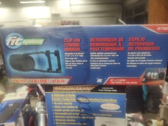Clip on tow mirrors