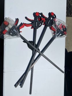 Ratcheting bar clamps