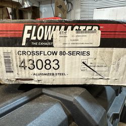 *BRAND NEW* Flowmaster 43083 80 Series Cross-Flow Muffler 3.00" Inlet Offset 2.5" Dual Out