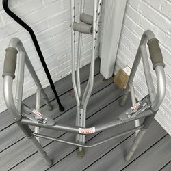 Walker, Crutches & a Cane