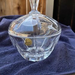 Crystal Candy Dish with lid