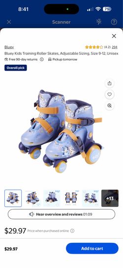 Bluey Training Roller-skates