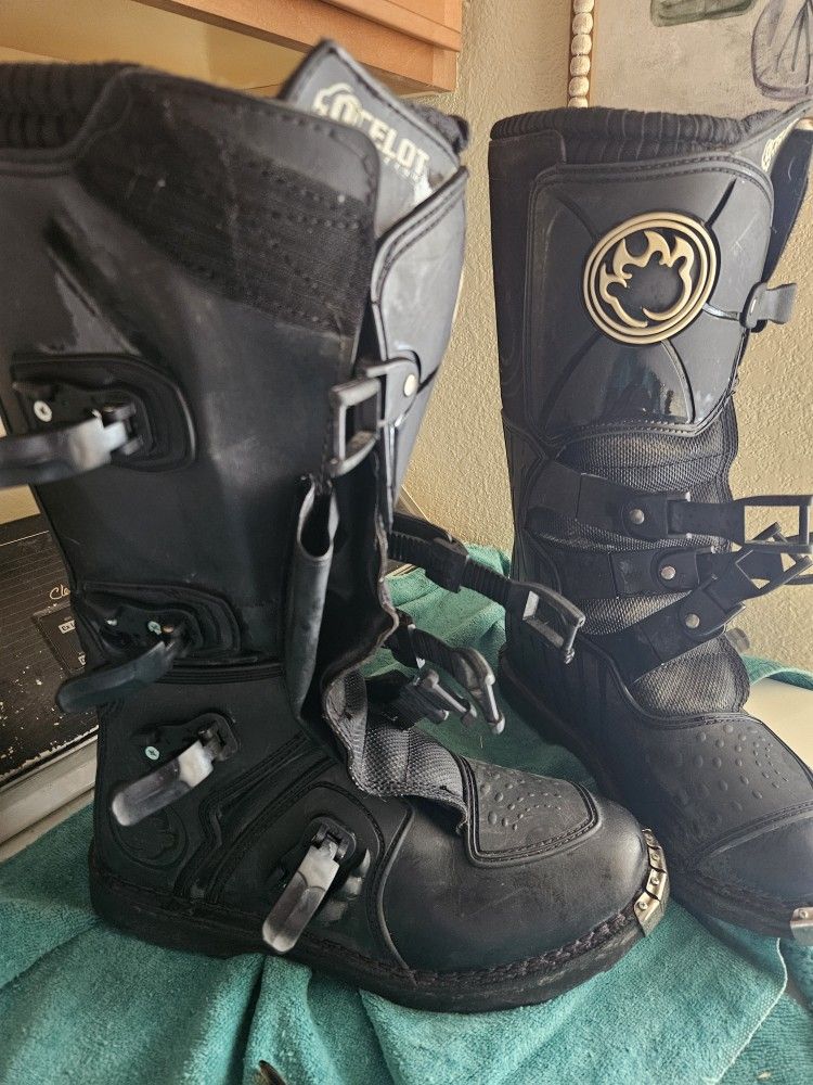 Motorcycle Boots Mens Size 10