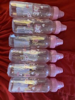 Pink Baby Bottles 