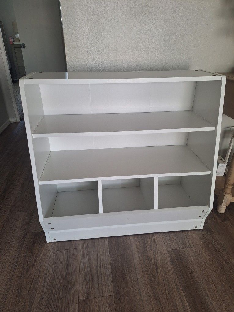 Kids Bookshelf with Storage Organizer