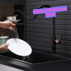 Black Pull Down Single Handle Kitchen Faucet(Part number:TGT-050BG-D)