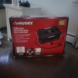 Husky 120 Volt Inflator With Auto Shutoff Brand New Never Used