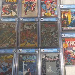 Cgc Graded Comics Lot Of 11 New Mutants Cerebus Captain America  Asm Star Wars