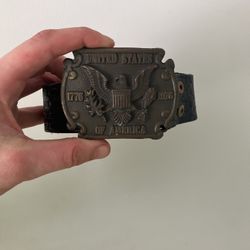 Vintage Bicentennial 1(contact info removed) Belt Buckle