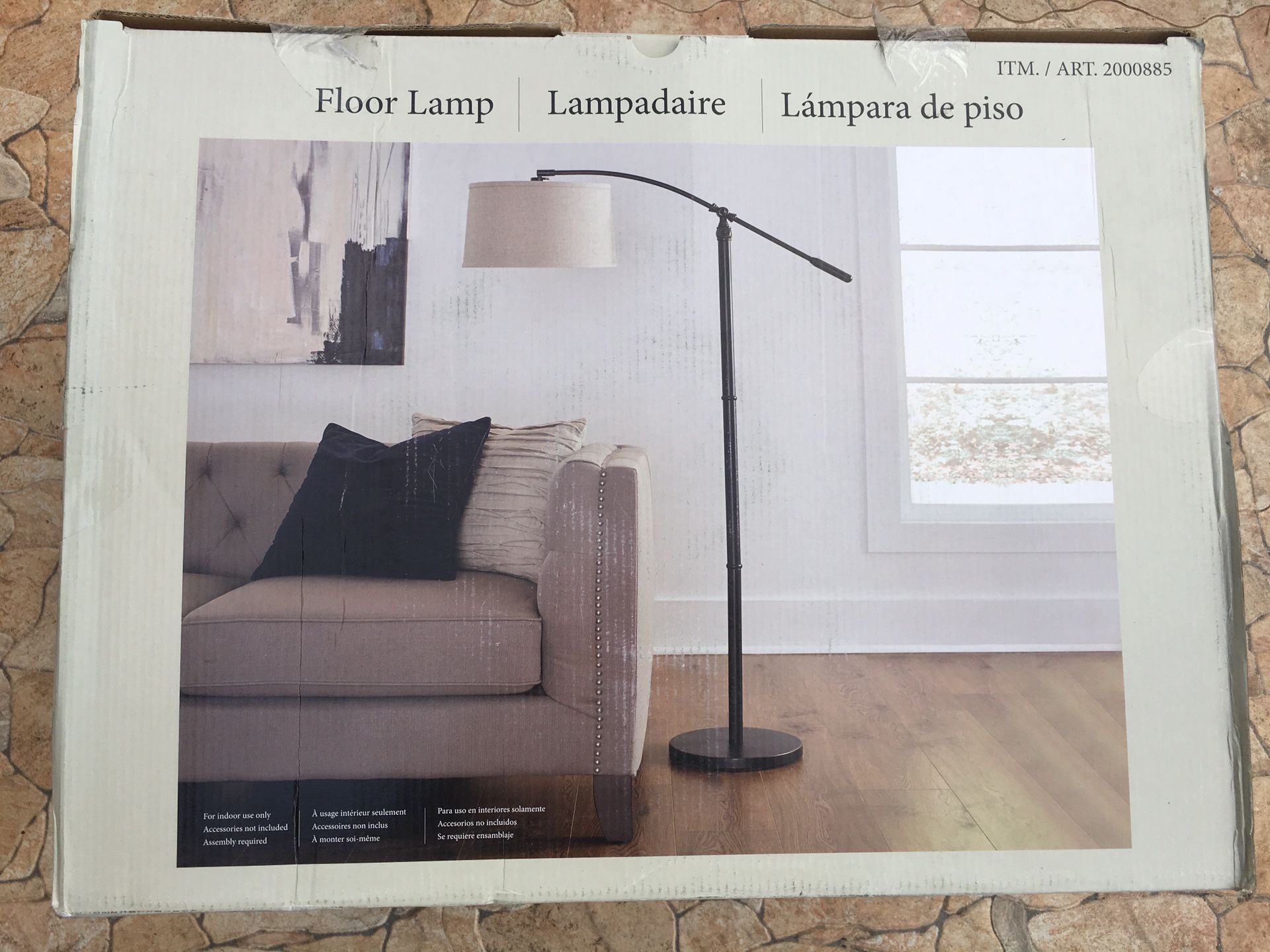 Modern - Contemporary Floor Lamp NEW IN BOX